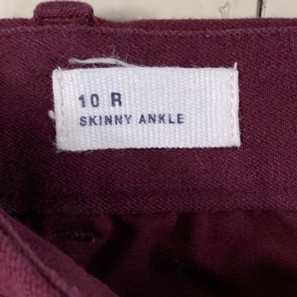 GAP Skinny Ankle Pant- 10 - Picture 3 of 3